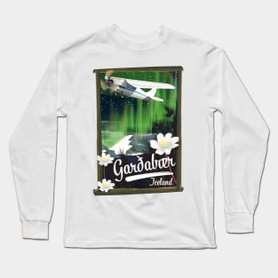 garðabær Iceland travel poster Long Sleeve T-Shirt